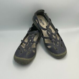 JBU Jambu Sydney Gray Mary Janes Women's‎ 10 Comfort Walking Shoes Vegan Memory